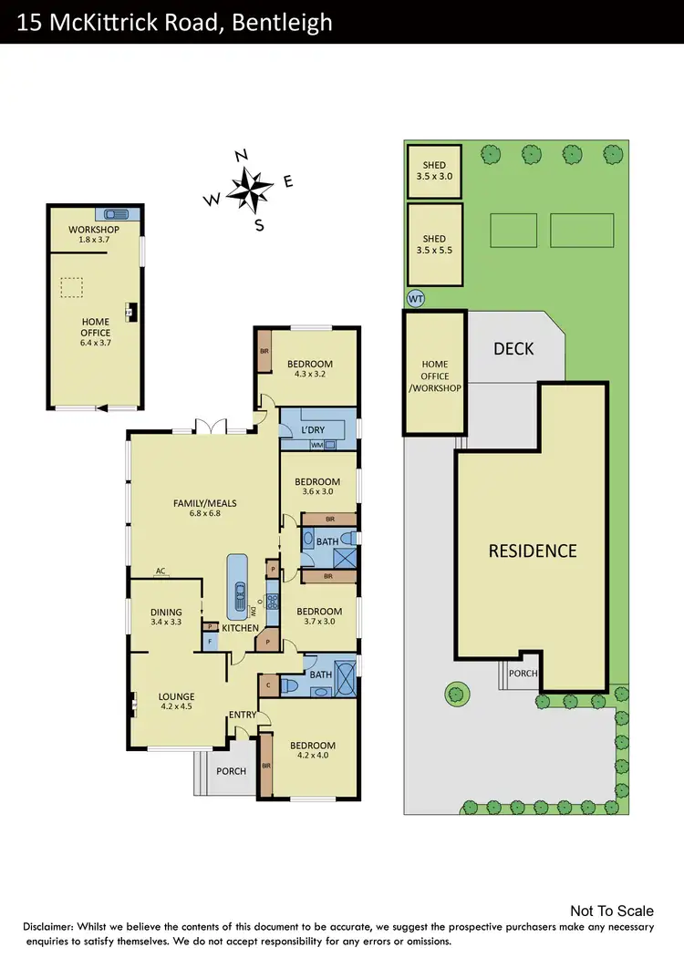 Floorplan of Homely house listing, 15 McKittrick Road, Bentleigh VIC 3204
