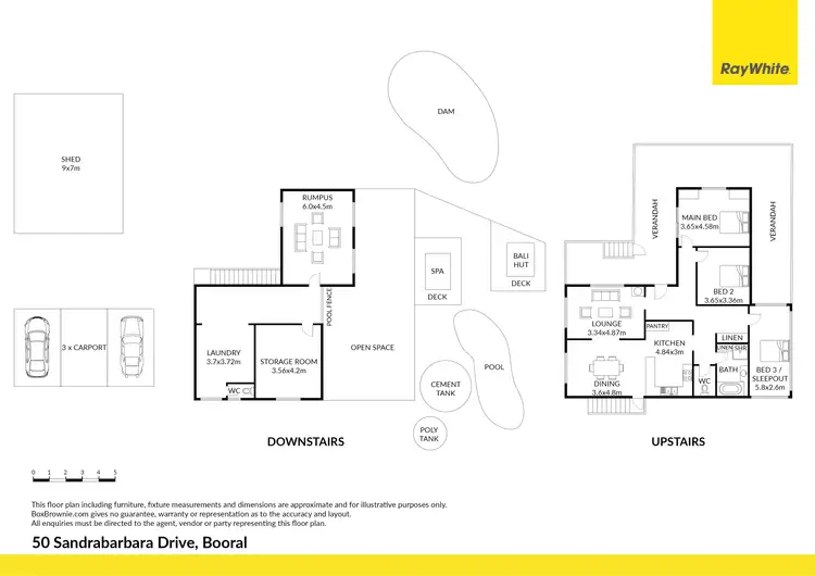 Floorplan of Homely house listing, 50 Sandrabarbara Drive, Booral QLD 4655