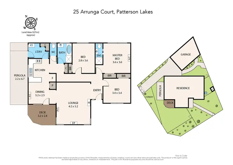Floorplan of Homely house listing, 25 Arrunga Court, Patterson Lakes VIC 3197
