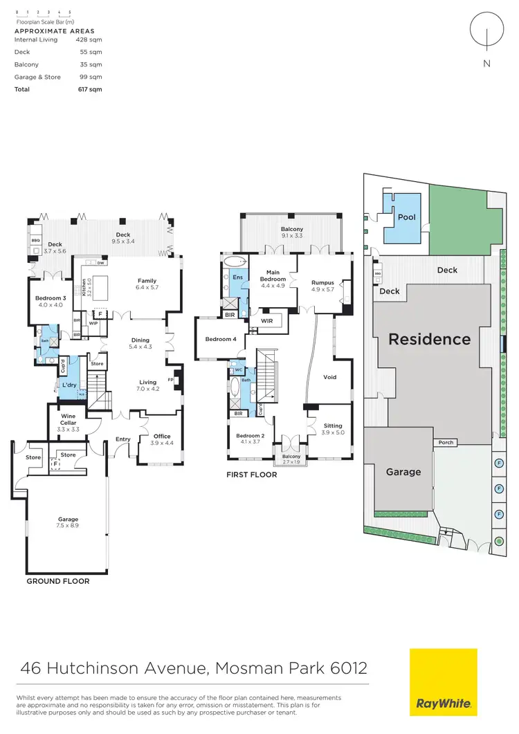 Floorplan of Homely house listing, 46 Hutchinson Avenue, Mosman Park WA 6012