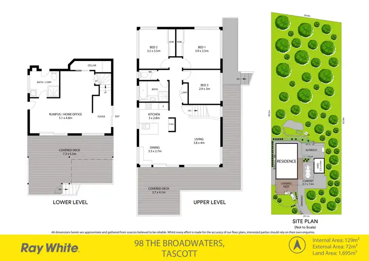 Floorplan of Homely house listing, 98 The Broadwaters, Tascott NSW 2250