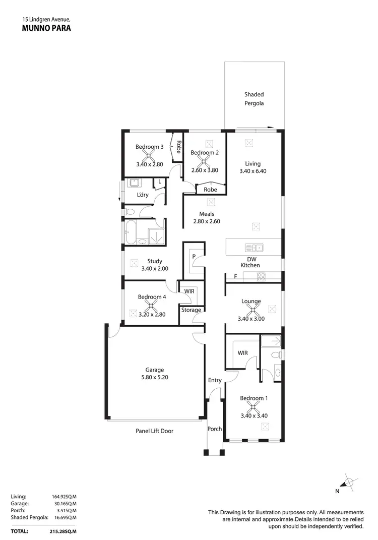 Floorplan of Homely house listing, 15 Lindgren Avenue, Munno Para SA 5115