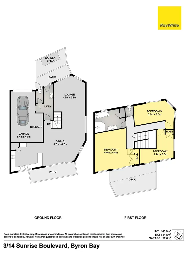 Floorplan of Homely townhouse listing, 3/14 Sunrise Boulevard, Byron Bay NSW 2481