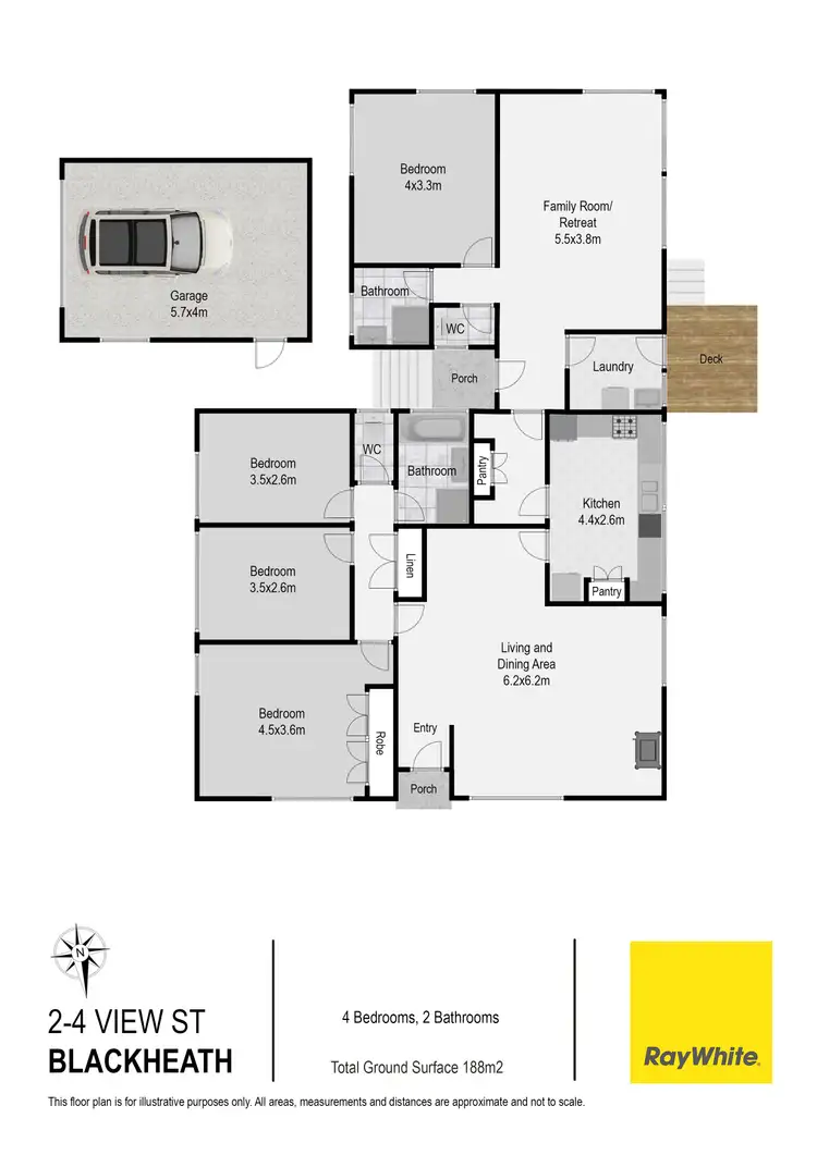 Floorplan of Homely house listing, 2-4 View Street, Blackheath NSW 2785