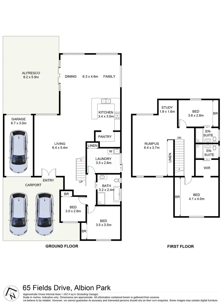 Floorplan of Homely house listing, 65 Fields Drive, Albion Park NSW 2527