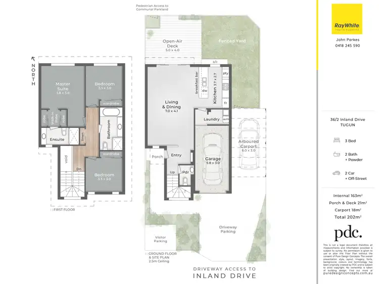 Floorplan of Homely townhouse listing, 36/2 Inland Drive, Tugun QLD 4224