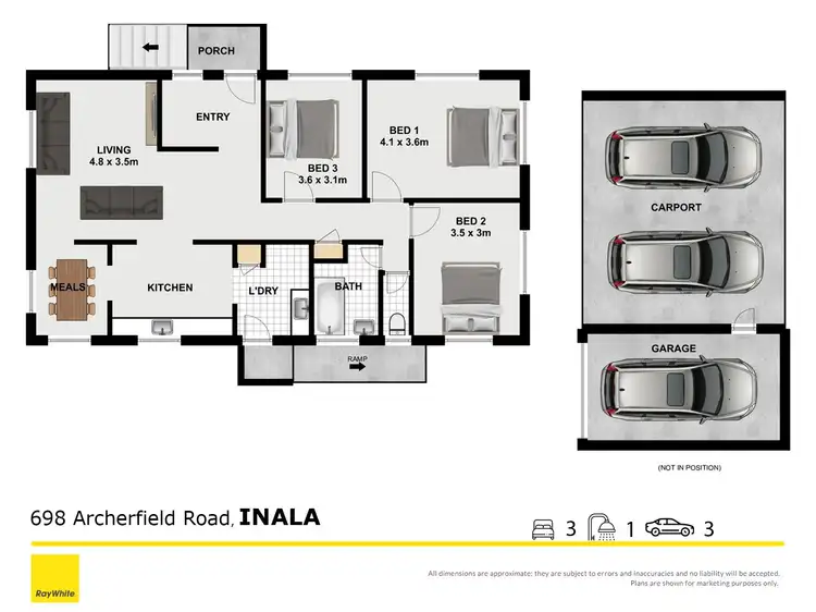 Floorplan of Homely house listing, 698 Archerfield Road, Inala QLD 4077