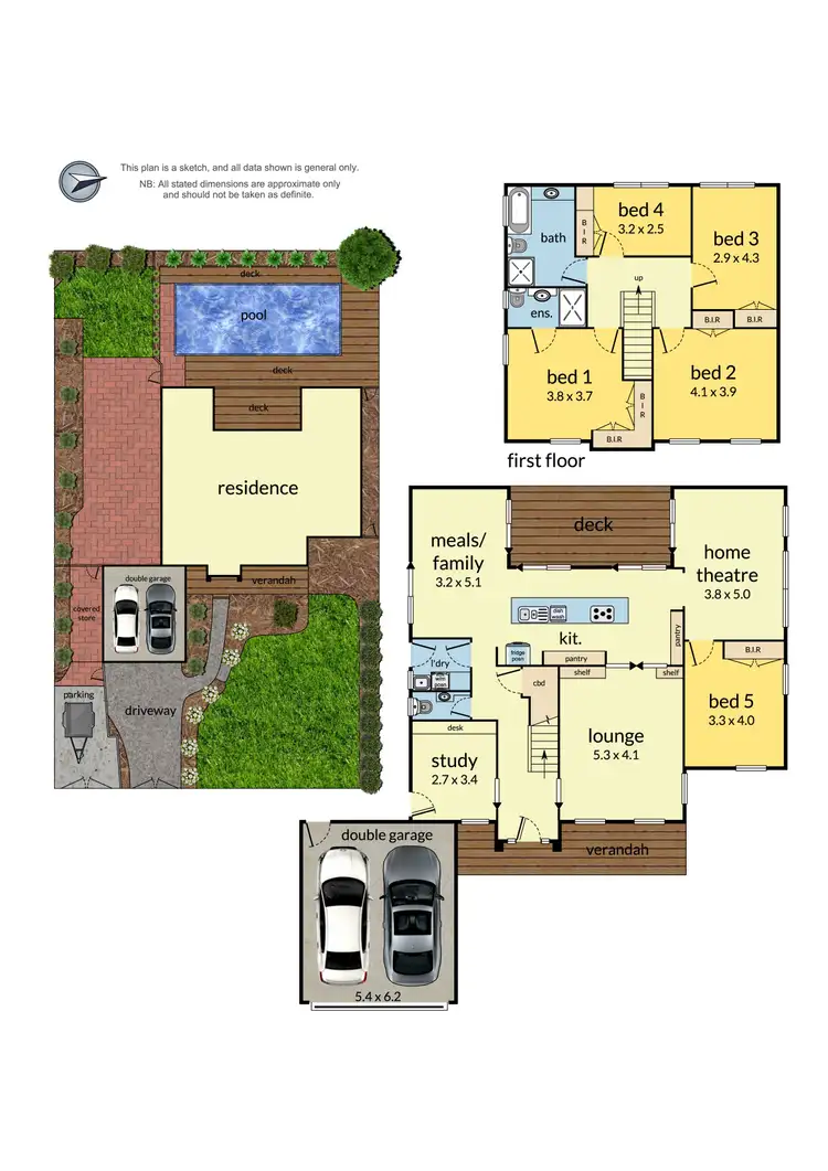 Floorplan of Homely house listing, 44 Torwood Avenue, Glen Waverley VIC 3150