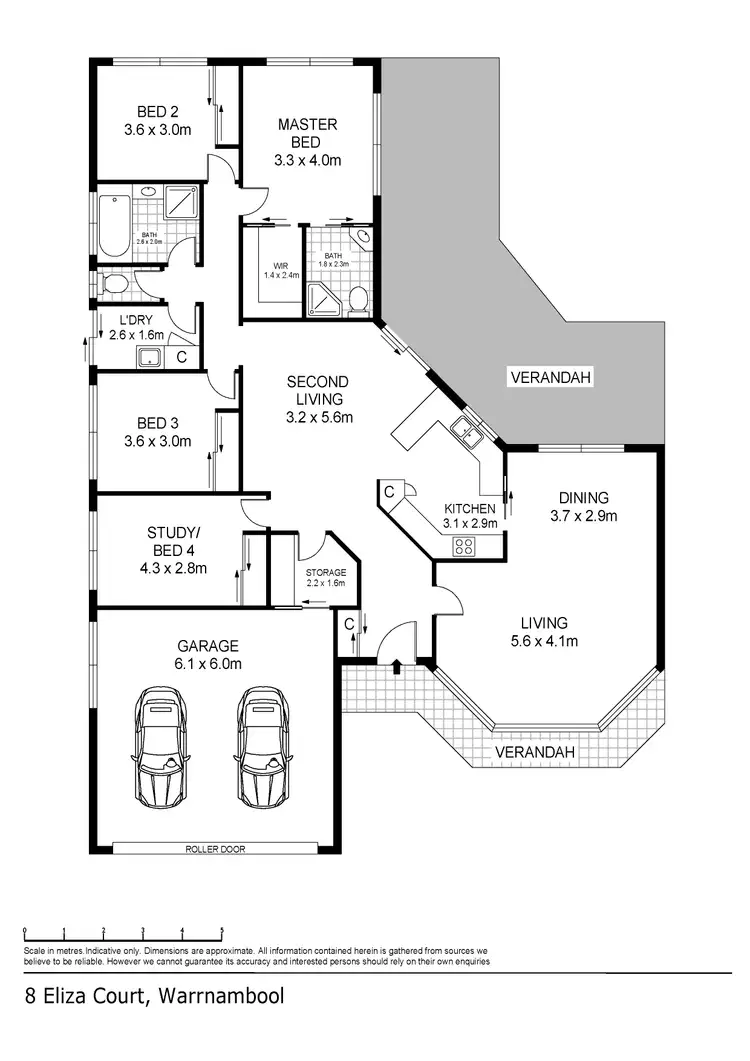 Floorplan of Homely house listing, 8 Eliza Court, Warrnambool VIC 3280