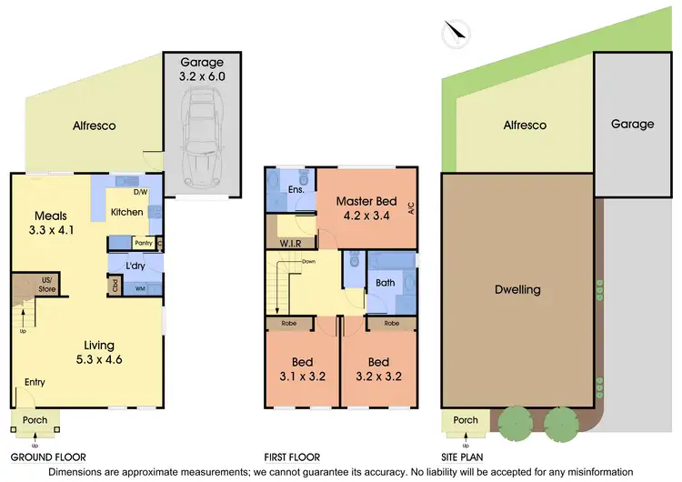 Floorplan of Homely townhouse listing, 3/3 Berkley Street, Wantirna South VIC 3152