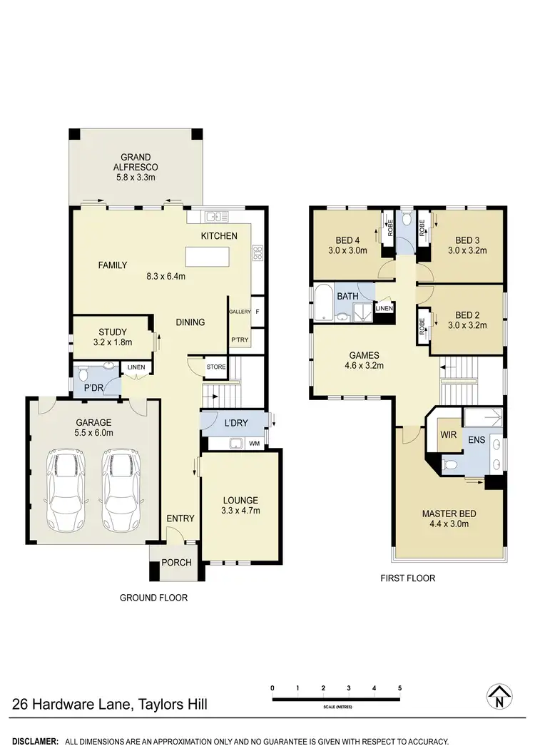 Floorplan of Homely house listing, 26 Hardware Lane, Taylors Hill VIC 3037