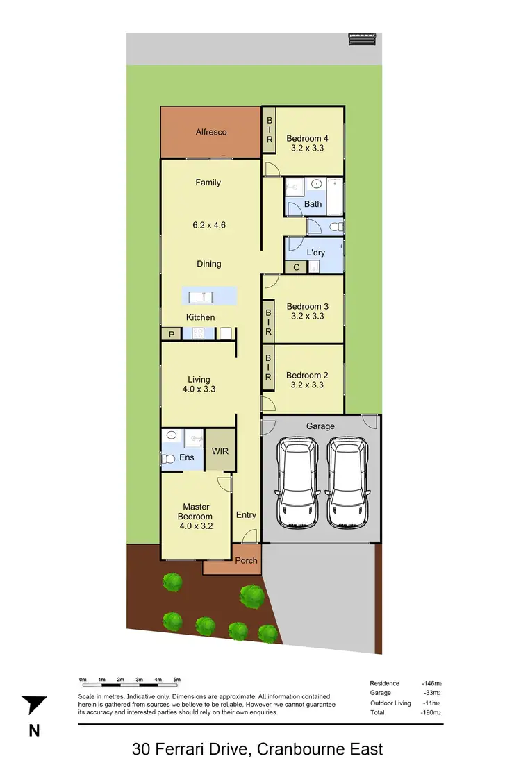 Floorplan of Homely house listing, 30 Ferrari Drive, Cranbourne East VIC 3977