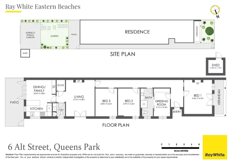 Floorplan of Homely house listing, 6 Alt Street, Queens Park NSW 2022