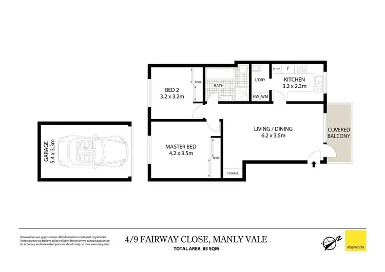 Floorplan of Homely unit listing, 4/9 Fairway Close, Manly Vale NSW 2093