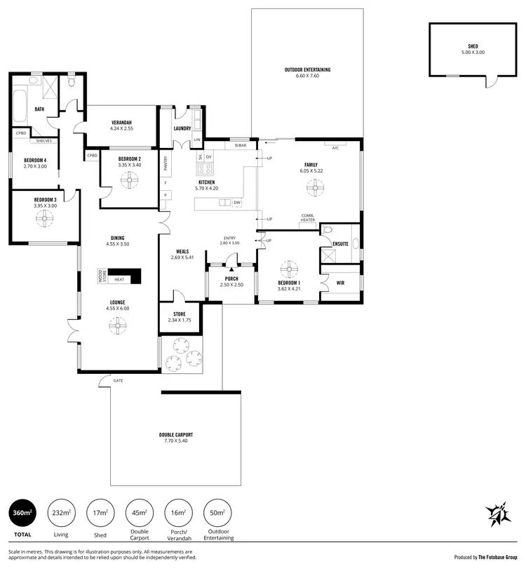 Floorplan of Homely house listing, 2 Stonyfell Drive, Murray Bridge SA 5253