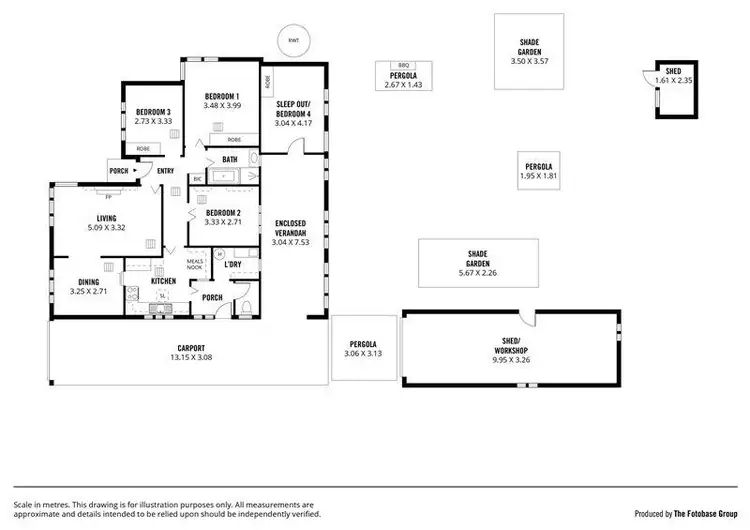 Floorplan of Homely house listing, 206 Frederick Road, Grange SA 5022