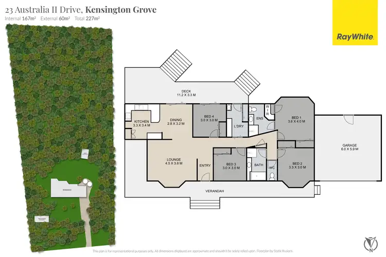 Floorplan of Homely house listing, 23 Australia II Drive, Kensington Grove QLD 4341
