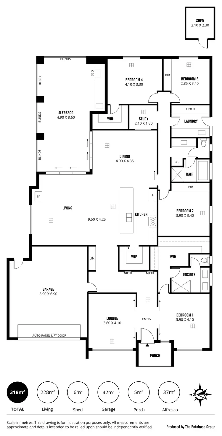 Floorplan of Homely house listing, 9 Springview Terrace, Mount Barker SA 5251