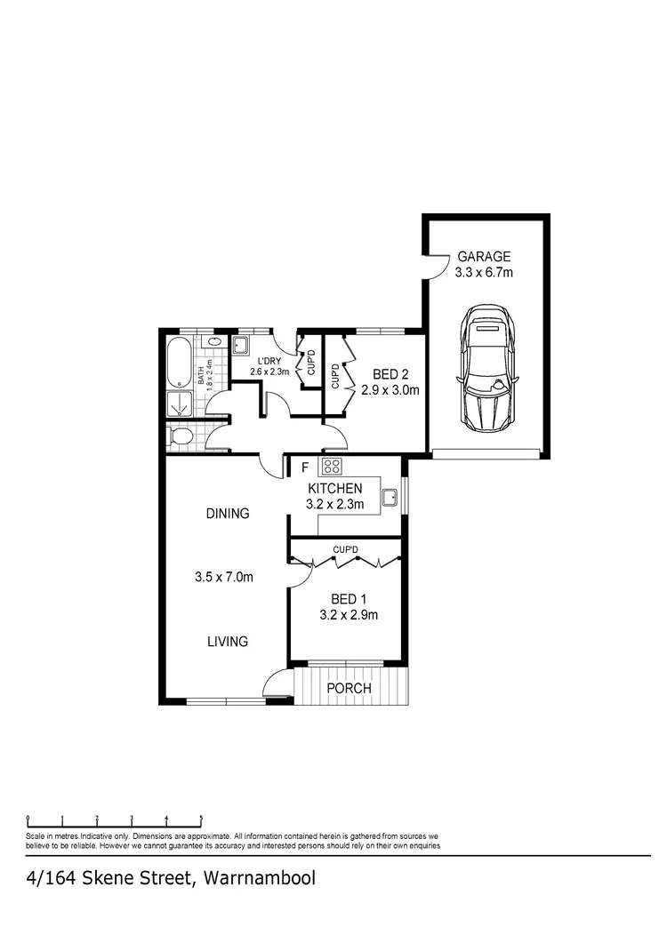 Floorplan of Homely house listing, 4/164 Skene Street, Warrnambool VIC 3280