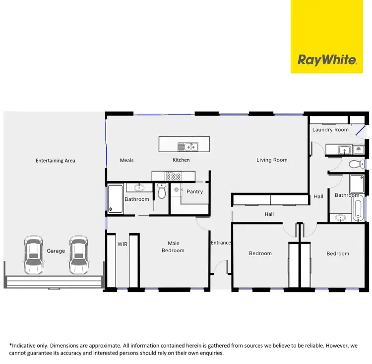 Floorplan of Homely house listing, 4 Highbridge Court, Mildura VIC 3500