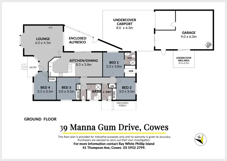 Floorplan of Homely house listing, 39 Manna Gum Drive, Cowes VIC 3922