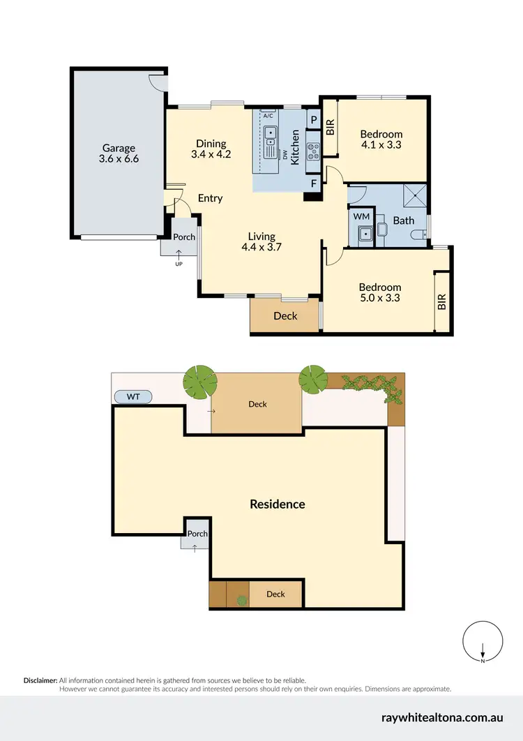 Floorplan of Homely unit listing, 3/27 Cypress Avenue, Brooklyn VIC 3012