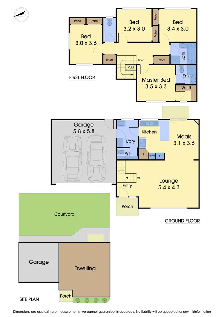 Floorplan of Homely townhouse listing, 4/21-23 Robinson Street, Clayton VIC 3168