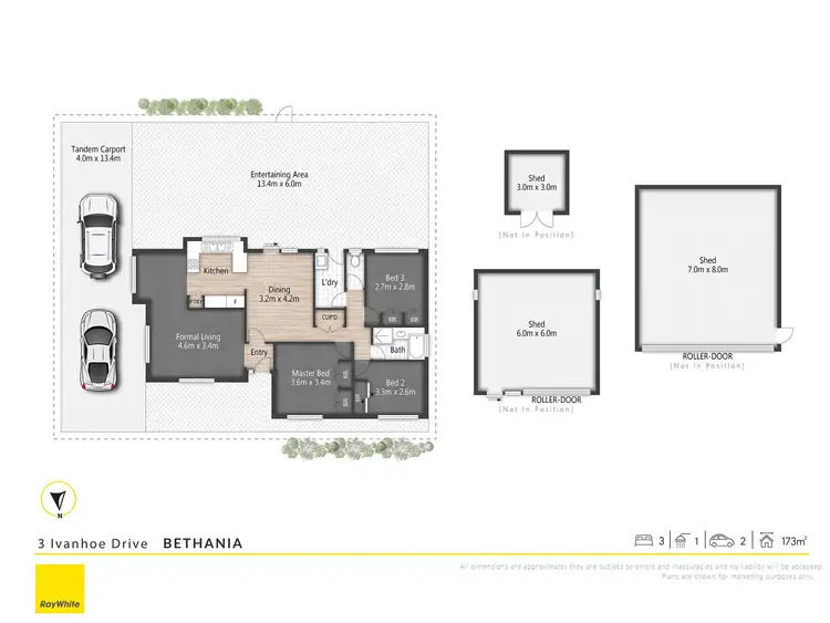 Floorplan of Homely house listing, 3 Ivanhoe Drive, Bethania QLD 4205