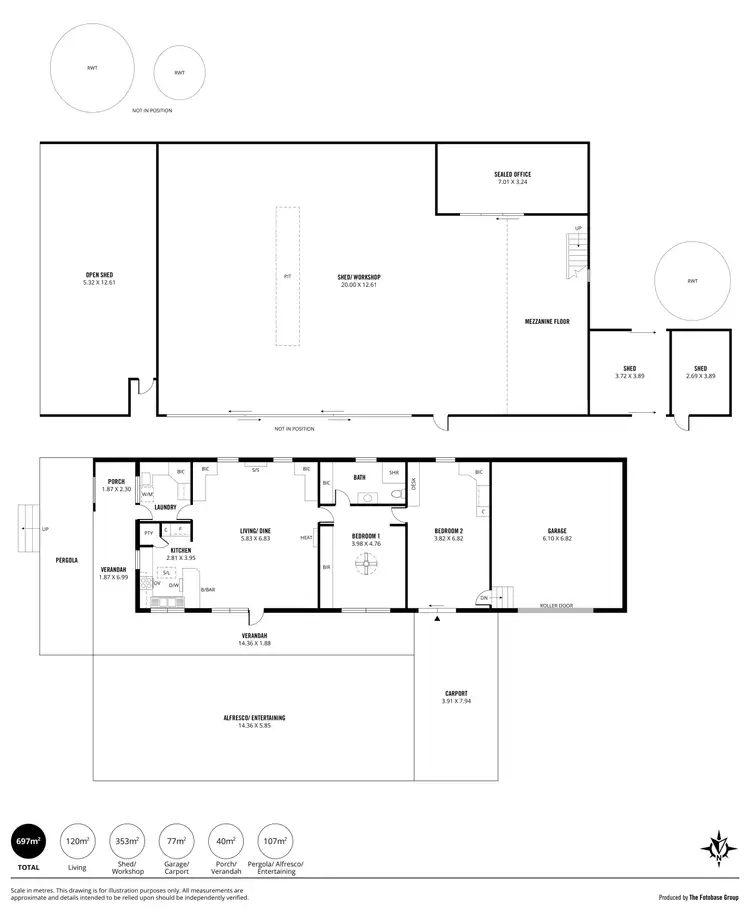Floorplan of Homely house listing, 8 High Street, Echunga SA 5153