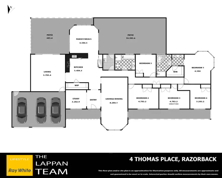 Floorplan of Homely house listing, 4 Thomas Place, Razorback NSW 2571