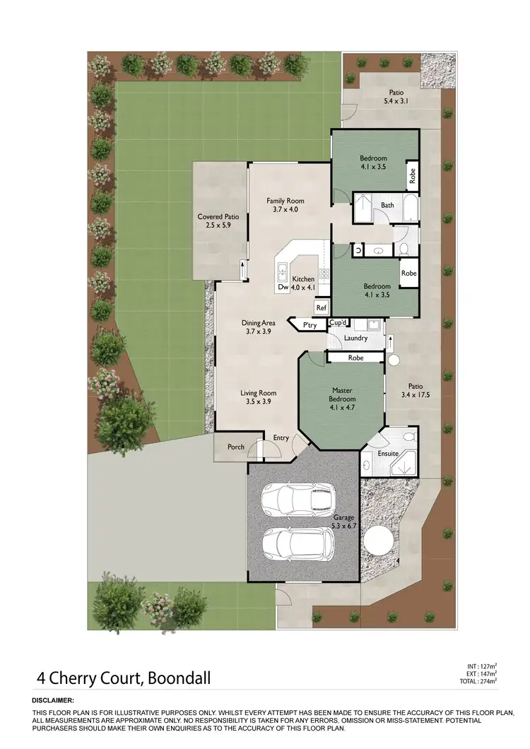 Floorplan of Homely house listing, 4 Cherry Court, Boondall QLD 4034