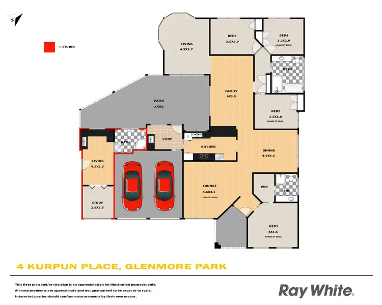 Floorplan of Homely house listing, 4 Kurpun Place, Glenmore Park NSW 2745