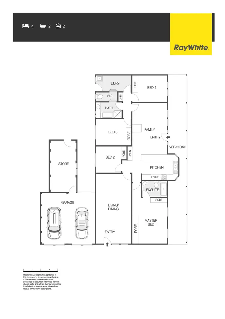 Floorplan of Homely house listing, 2 Bungonia Street, Narrabundah ACT 2604