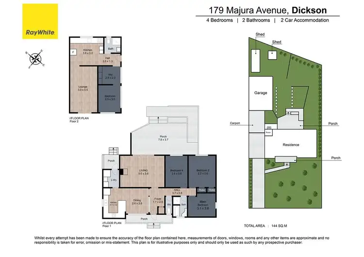 Floorplan of Homely house listing, 179 Majura Avenue, Dickson ACT 2602