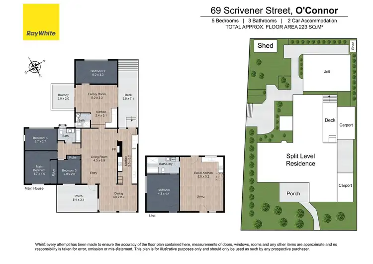 Floorplan of Homely house listing, 69 Scrivener Street, O'connor ACT 2602