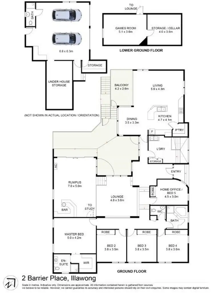 Floorplan of Homely house listing, 2 Barrier Place, Illawong NSW 2234