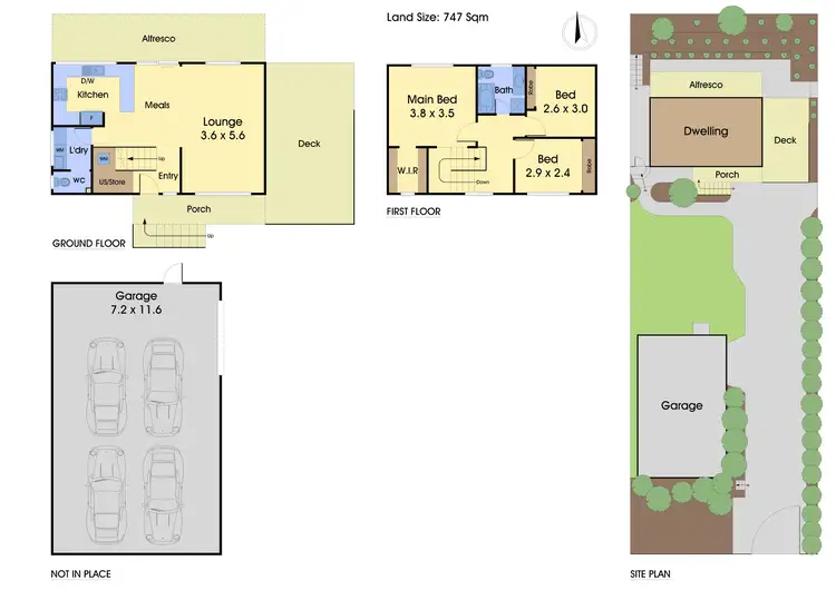 Floorplan of Homely house listing, 72 Clyde Street, Diamond Creek VIC 3089