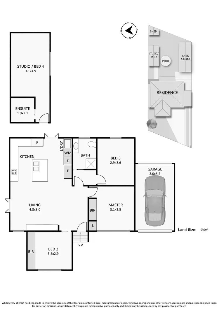 Floorplan of Homely house listing, 60 Pine Street, Frankston North VIC 3200