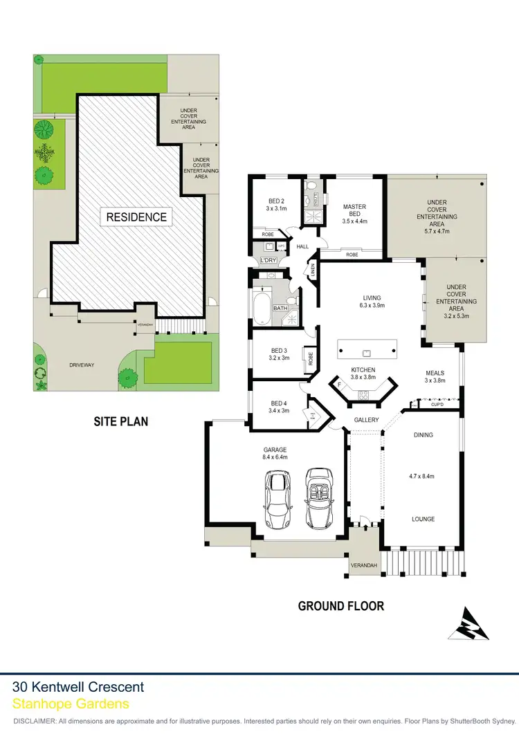 Floorplan of Homely house listing, 30 Kentwell Crescent, Stanhope Gardens NSW 2768