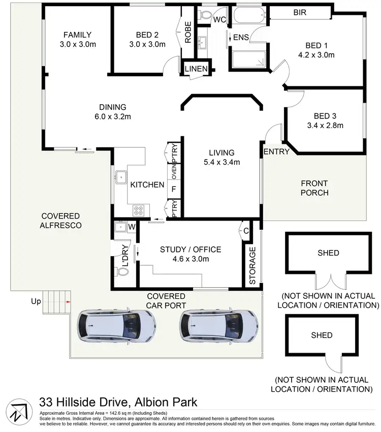 Floorplan of Homely house listing, 33 Hillside Drive, Albion Park NSW 2527