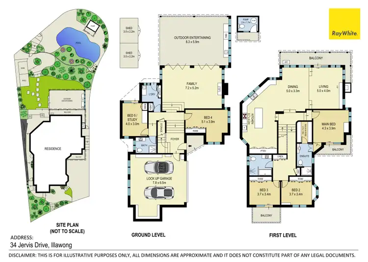 Floorplan of Homely house listing, 34 Jervis Drive, Illawong NSW 2234