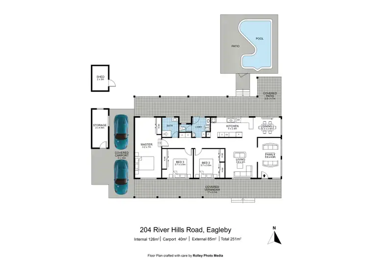 Floorplan of Homely house listing, 204 River Hills Road, Eagleby QLD 4207