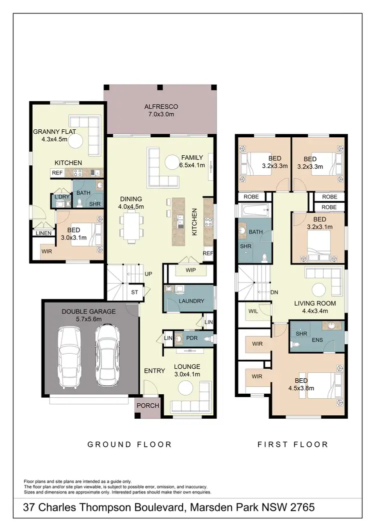 Floorplan of Homely house listing, 37 Charles Thompson Boulevard, Marsden Park NSW 2765