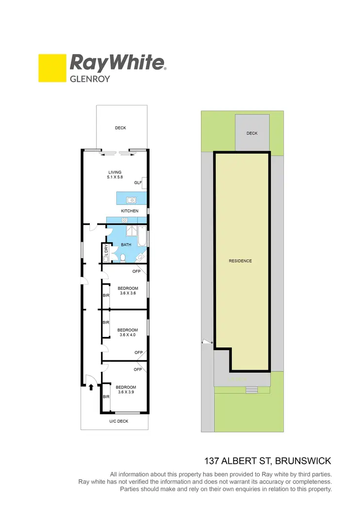 Floorplan of Homely house listing, 137 Albert Street, Brunswick VIC 3056