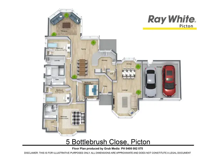 Floorplan of Homely house listing, 5 Bottlebrush Close, Picton NSW 2571