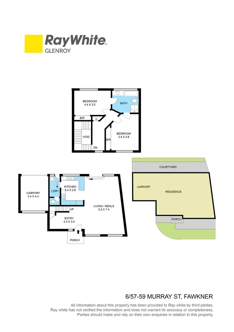 Floorplan of Homely townhouse listing, 5/57 Murray Street, Fawkner VIC 3060
