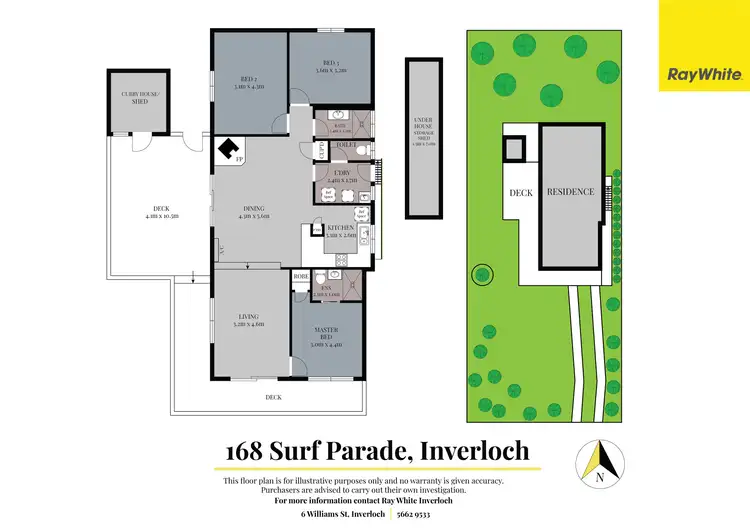 Floorplan of Homely house listing, 168 Surf Parade, Inverloch VIC 3996