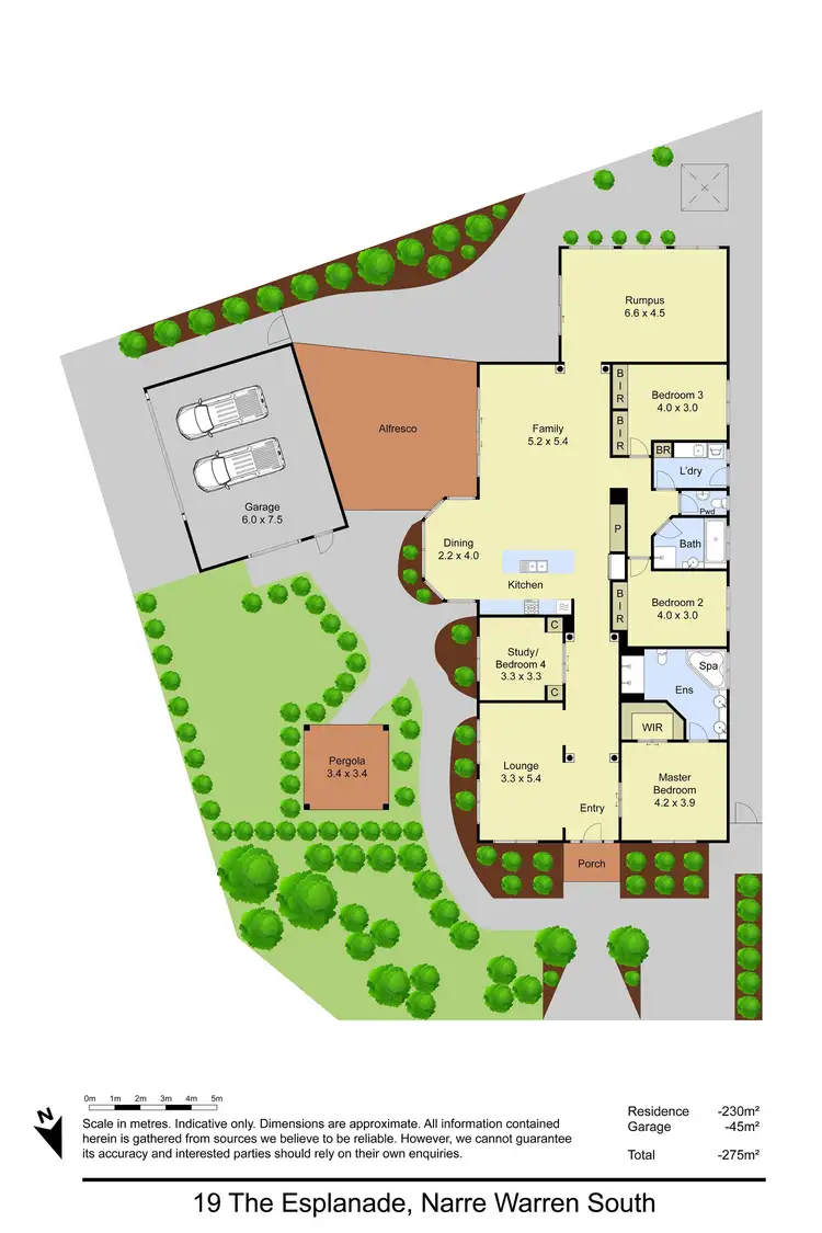 Floorplan of Homely house listing, 19 The Esplanade, Narre Warren South VIC 3805