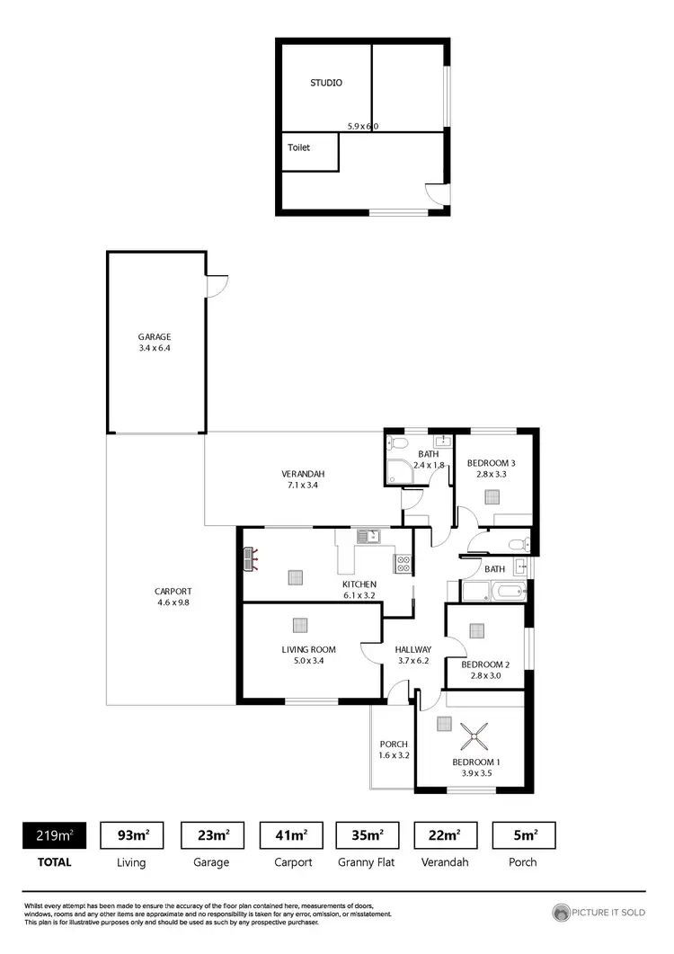 Floorplan of Homely house listing, 9 Rosefield Lane, Sturt SA 5047