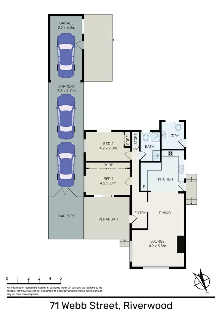 Floorplan of Homely house listing, 71 Webb Street, Riverwood NSW 2210